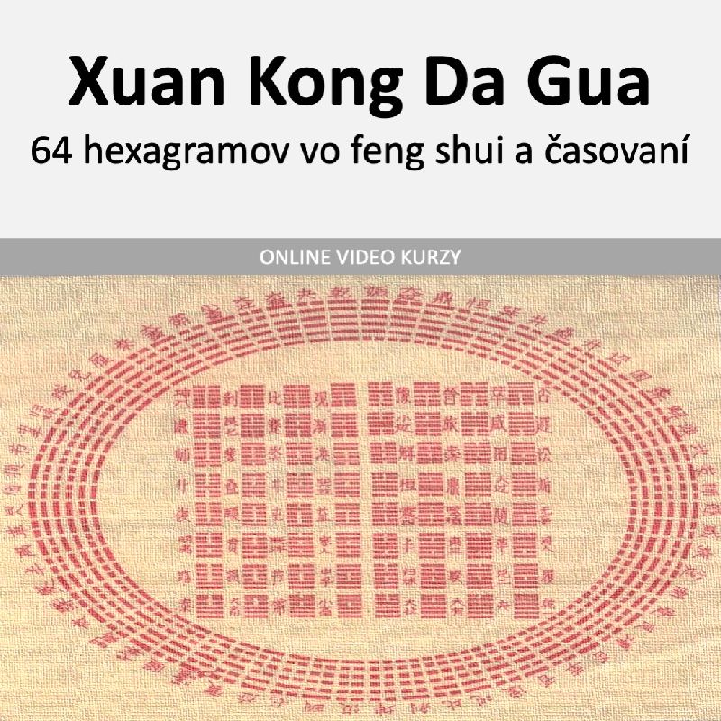 64 hexagramov vo feng shui a časovaní - Xuan Kong Da Gua - workshop online