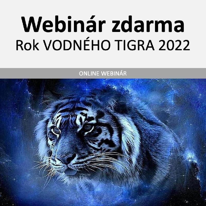 Čo nás čaká v roku Vodného Tigra 2022 - bezplatný webinár