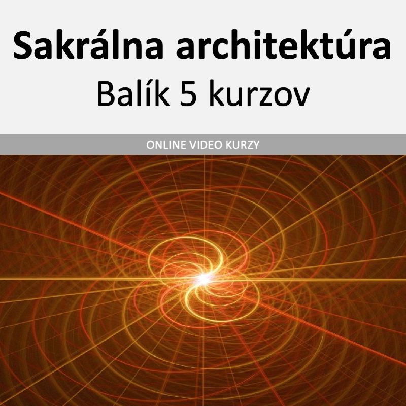 Balík sakrálna architektúra a posvätná geometria online