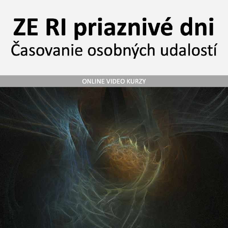 ZE RI - Časovanie osobných udalostí online