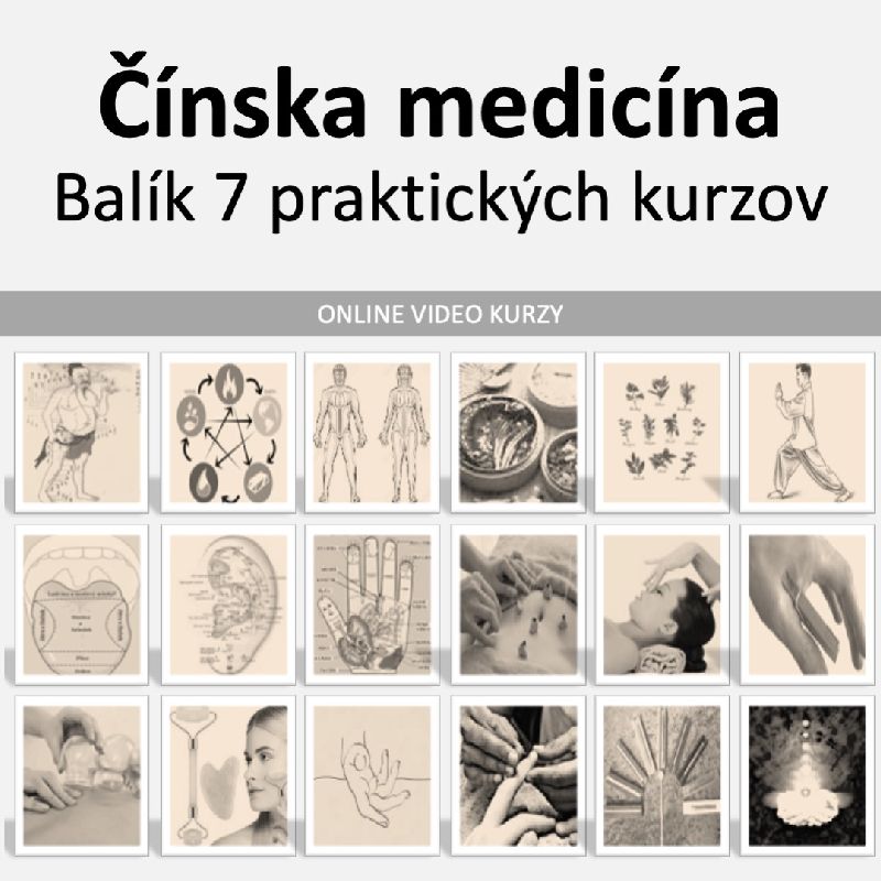 Balík 7 praktických kurzov čínska medicína