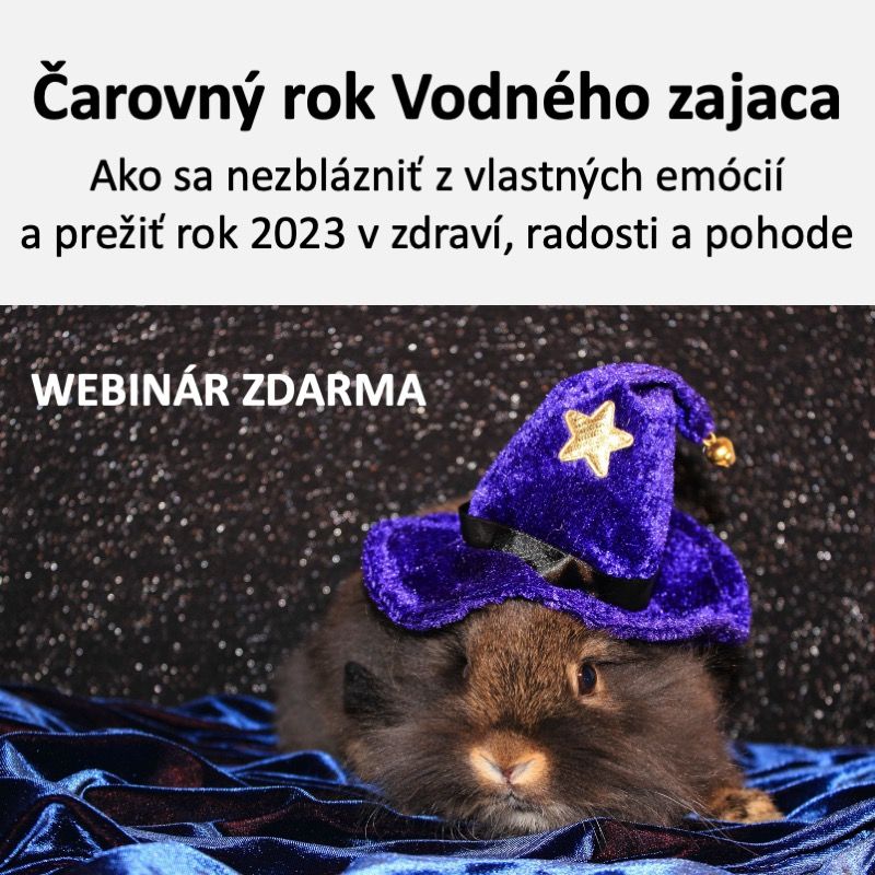 Rok Vodného ZAJACA 2023 alebo Ako sa nezblázniť z vlastných emócií