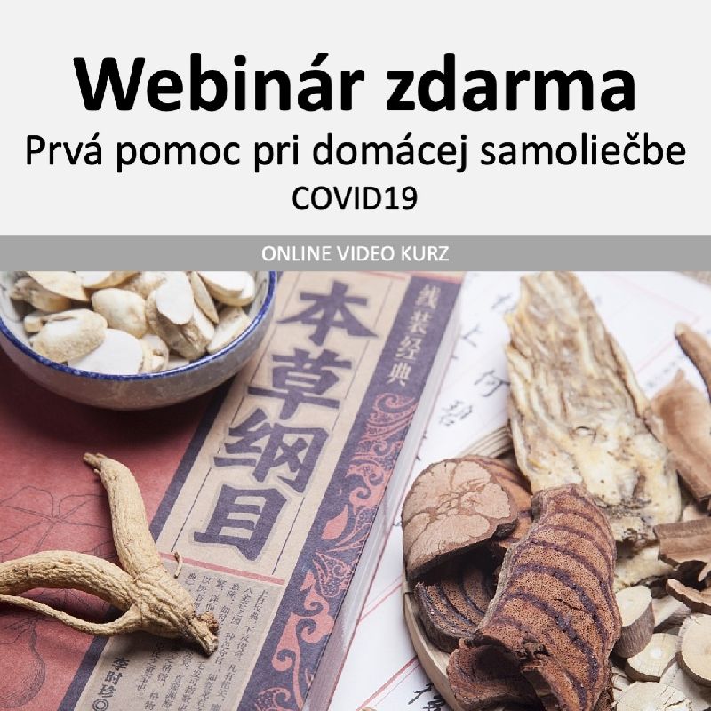 Prvá pomoc pri domácej samoliečbe COVID19 - webinár zdarma